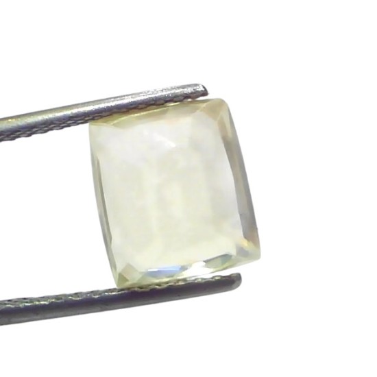 6.15 Ct GII Certified Unheated Untreated Natural Ceylon Yellow Sapphire