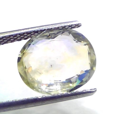 6.27 Ct Certified Unheated Natural Ceylon Yellow Blue Pitambari Sapphire