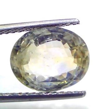6.27 Ct Certified Unheated Natural Ceylon Yellow Blue Pitambari Sapphire
