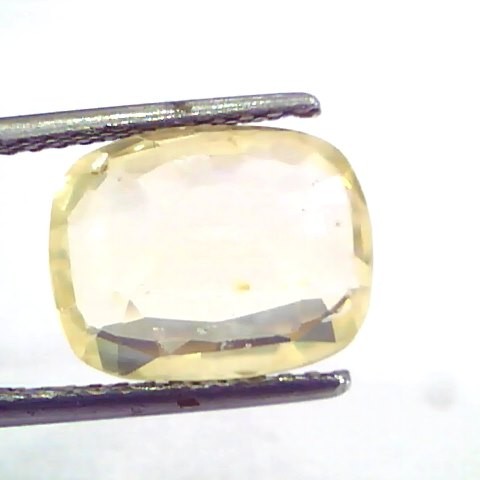 6.22 Ct IGI Certified Unheated Untreated Natural Ceylon Yellow Sapphire