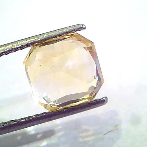 6.31 Ct Unheated Untreated Natural Ceylon Yellow Sapphire AAA