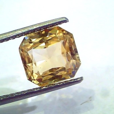 6.31 Ct Unheated Untreated Natural Ceylon Yellow Sapphire AAA