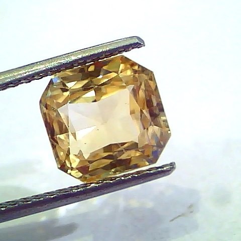 6.31 Ct Unheated Untreated Natural Ceylon Yellow Sapphire AAA