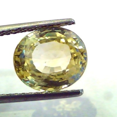 6.41 Ct Unheated Untreated Natural Ceylon Yellow Sapphire/Pukhraj AA