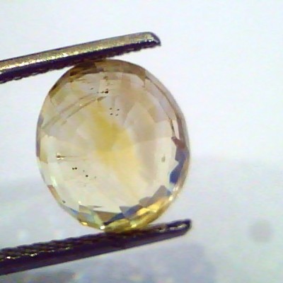 6.83 Ct Unheated Untreated Natural Ceylon Yellow Sapphire Pukhraj