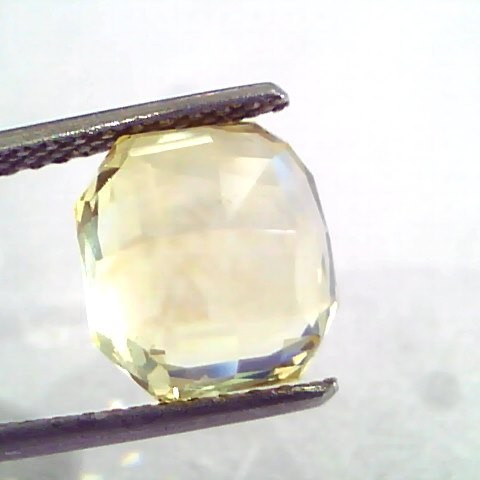 6.81 Ct IGI Certified Unheated Untreated Natural Ceylon Yellow Sapphire
