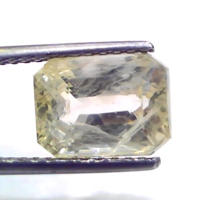 7.07 Ct Certified Unheated Untreated Natural Ceylon Yellow Sapphire
