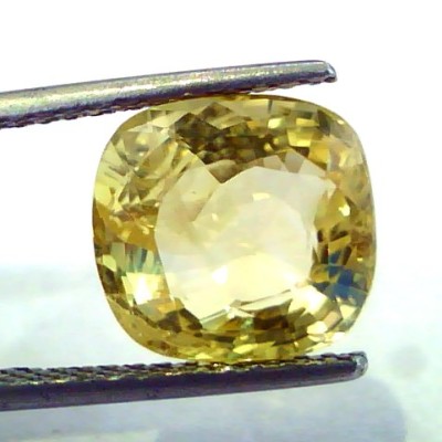 6.99 Ct Unheated Untreated Natural Ceylon Yellow Sapphire/Pukhraj AA