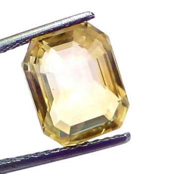 7.03 Ct IGI Certified Unheated Untreated Natural Ceylon Yellow Sapphire 7.03 Ct IGI Certified Unheated Untreated Natural Ceylon Yellow Sapphire