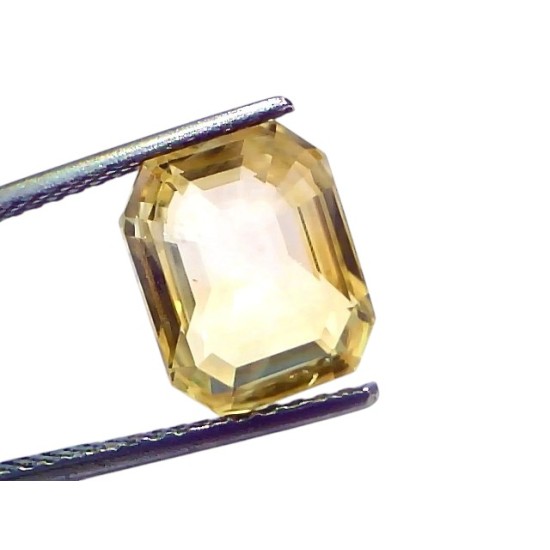 7.03 Ct IGI Certified Unheated Untreated Natural Ceylon Yellow Sapphire 7.03 Ct IGI Certified Unheated Untreated Natural Ceylon Yellow Sapphire