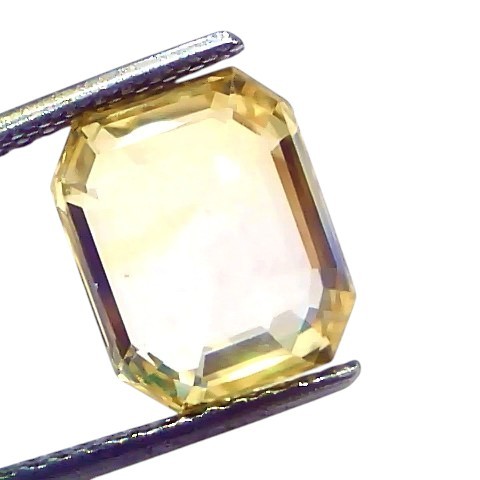 7.03 Ct IGI Certified Unheated Untreated Natural Ceylon Yellow Sapphire 7.03 Ct IGI Certified Unheated Untreated Natural Ceylon Yellow Sapphire