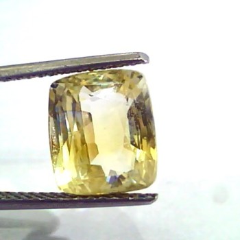 7.25 Ct Unheated Untreated Natural Ceylon Yellow Sapphire Gemstone