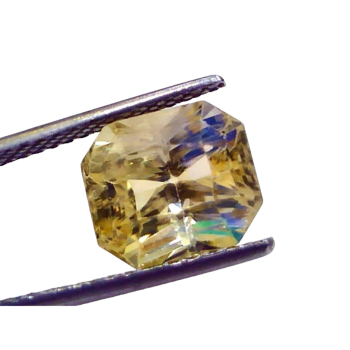 7.33 Ct GII Certified Unheated Untreated Natural Ceylon Yellow Sapphire 7.33 Ct GII Certified Unheated Untreated Natural Ceylon Yellow Sapphire
