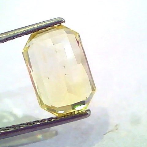 7.35 Ct Unheated Untreated Natural Ceylon Yellow Sapphire Gems AAA