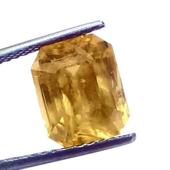 7.79 Ct IGI Certified Unheated Untreated Natural Ceylon Yellow Sapphire 7.79 Ct IGI Certified Unheated Untreated Natural Ceylon Yellow Sapphire