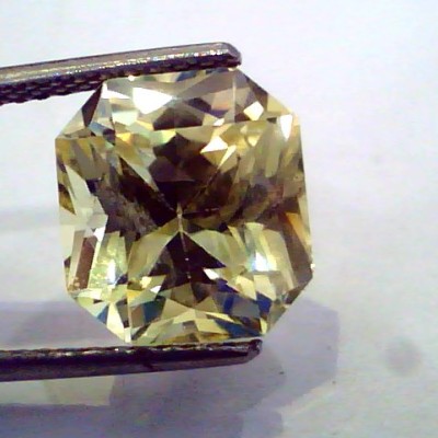 7.96 Ct IGI Certified Unheated Natural Ceylon Yellow Sapphire Gems
