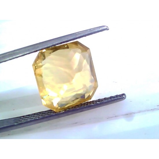 8.22 Ct Unheated Untreated Natural Ceylon Yellow Sapphire AAAAA