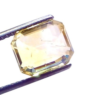 8.09 Ct IGI Certified Unheated Untreated Natural Ceylon Yellow Sapphire AAAA 8.09 Ct IGI Certified Unheated Untreated Natural Ceylon Yellow Sapphire AAAA