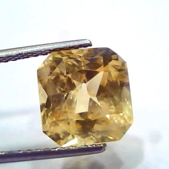 8.08 Ct Unheated Untreated Natural Ceylon Yellow Sapphire AAAAA