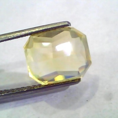 8.31 Ct Unheated Untreated Natural Ceylon Yellow Sapphire Gemstone
