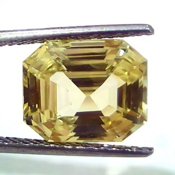 8.35 Ct IGI Certified Unheated Untreated Natural Ceylon Yellow Sapphire AAA
