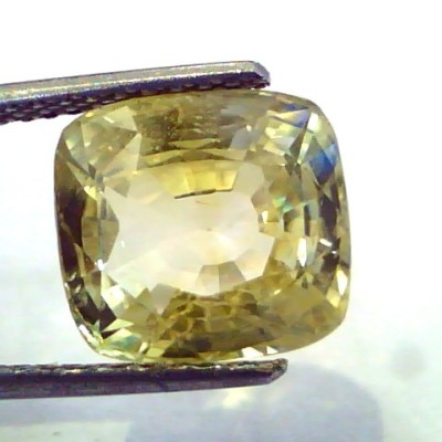 9.09 Ct Unheated Untreated Natural Ceylon Yellow Sapphire/Pukhraj AA