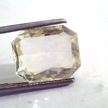 9.12 Ct Unheated Untreated Natural Ceylon Yellow Sapphire Stone