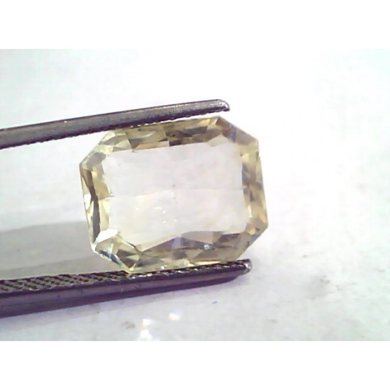 9.12 Ct Unheated Untreated Natural Ceylon Yellow Sapphire Stone
