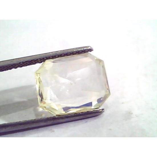 9.12 Ct Unheated Untreated Natural Ceylon Yellow Sapphire Stone