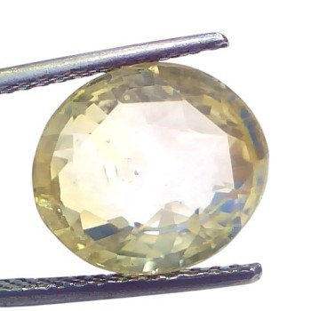 9.26 Ct IGI Certified Unheated Untreated Natural Ceylon Yellow Sapphire 9.26 Ct IGI Certified Unheated Untreated Natural Ceylon Yellow Sapphire