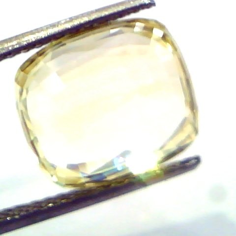 9.32 Ct Unheated Untreated Natural Ceylon Yellow Sapphire AAA
